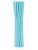 Kék Light Blue Chevron papír szívószál 12 db-os
