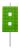 Építőkocka 8-as Green Blocks tortagyertya, számgyertya