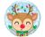 Rénszarvas Reindeer Karácsonyi fólia lufi 46 cm