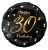 Happy Birthday 30 B&C Gold fólia lufi 36 cm
