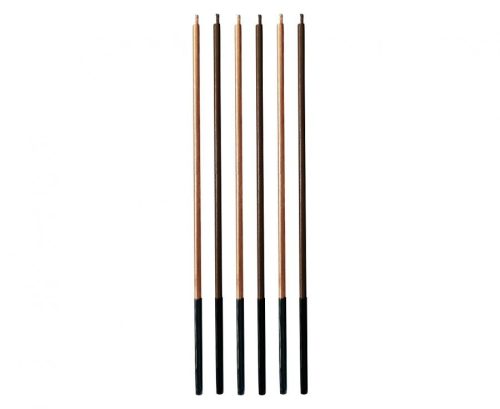 Barna Metallic tortagyertya, gyertya szett 6 db-os