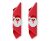 Télapó Santa Claus szalvétagyűrű szett