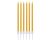 Arany Metallic Gold tortagyertya, gyertya szett 6 db-os