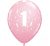 Rózsaszín 1 Pastel léggömb, lufi 6 db-os 11 inch (28 cm)
