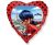 Katicabogár és Fekete macska kalandjai Heart fólia lufi 46 cm (WP)