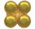 Arany Gold léggömb tartó 90 cm (WP)