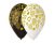 Szív Golden léggömb, lufi 5 db-os 13 inch (33 cm)