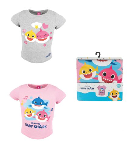 Baby Shark Fun gyerek rövid póló, felső 2 - 6 év / 92 - 116 cm