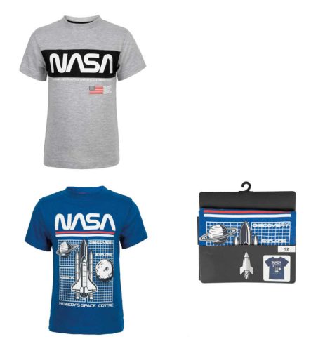 NASA KSC gyerek rövid póló, felső 2 - 8 év / 92 - 128 cm