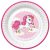 Unikornis Pink Heart papírtányér 8 db-os 18 cm