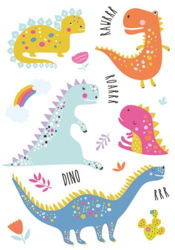 Dinoszaurusz Roar A/4 gumis mappa