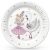 Balett, Balerina With Swan papírtányér 8 db-os 22,7 cm