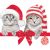 Cicás Christmas Hats szalvéta 20 db-os 33x33 cm
