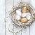 Húsvét Eggs in Wicker Nest szalvéta 20 db-os 33x33 cm