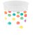 Multiwatercolor Party micro prémium műanyag pohár 250 ml