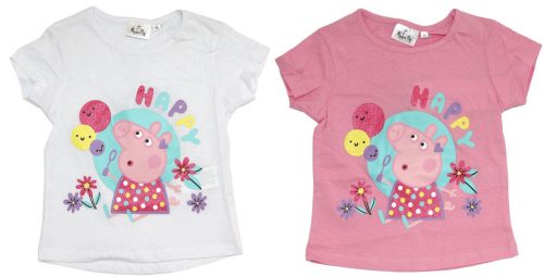Peppa malac Happy gyerek rövid póló, felső 3 - 6 év / 98 - 116 cm