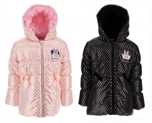 Disney Minnie Heart gyerek bélelt kabát 3 - 8 év / 98 - 128 cm