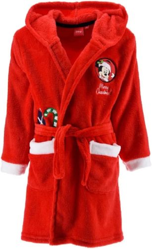 Disney Mickey Red Karácsonyi gyerek köntös 3 - 8 év / 98 - 128 cm