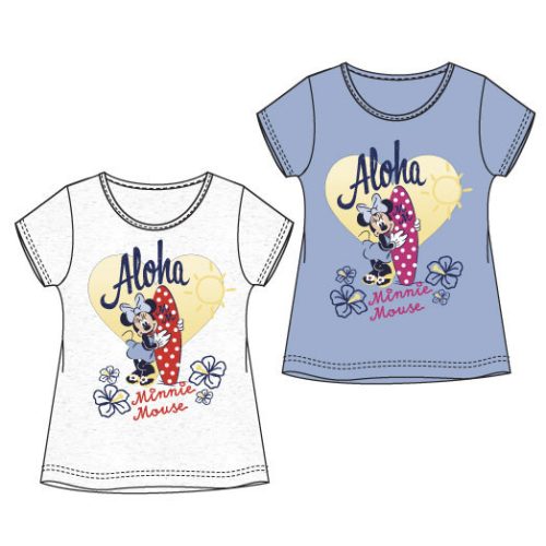 Disney Minnie Aloha gyerek rövid póló, felső 3 - 8 év / 98 - 128 cm