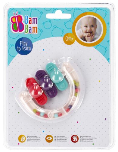 Színes Fun baba csörgő