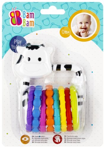Tehén Colorful baba csörgő