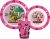 Minecraft Girls étkészlet, micro műanyag szett, pohárral 260 ml