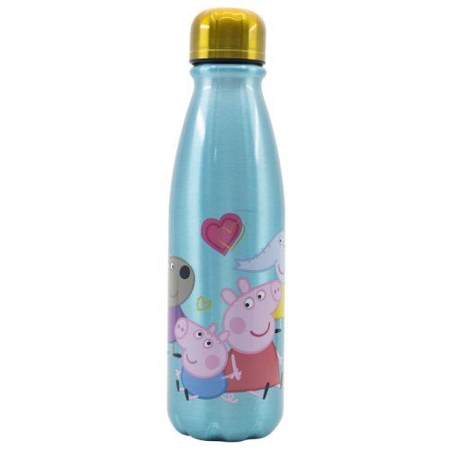 Peppa malac Core alumínium kulacs csavaros kupakkal 600 ml