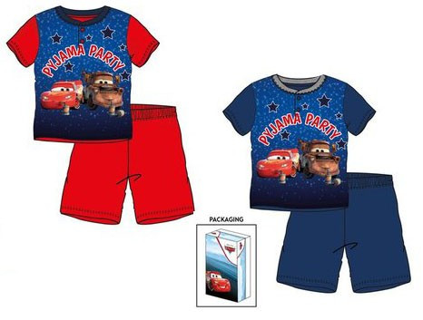 Disney Verdák Party gyerek rövid pizsama Díszdobozban 3 - 8 év / 98 - 128 cm
