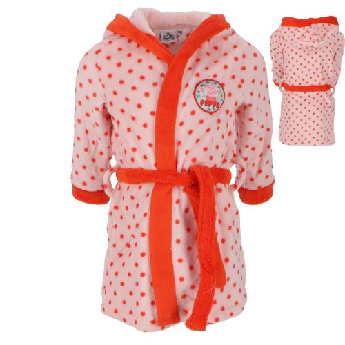 Peppa malac Pink Polka gyerek köntös 3 - 6 év / 98 - 116 cm