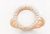 Victoria Rose gold színű fehér köves gyűrű